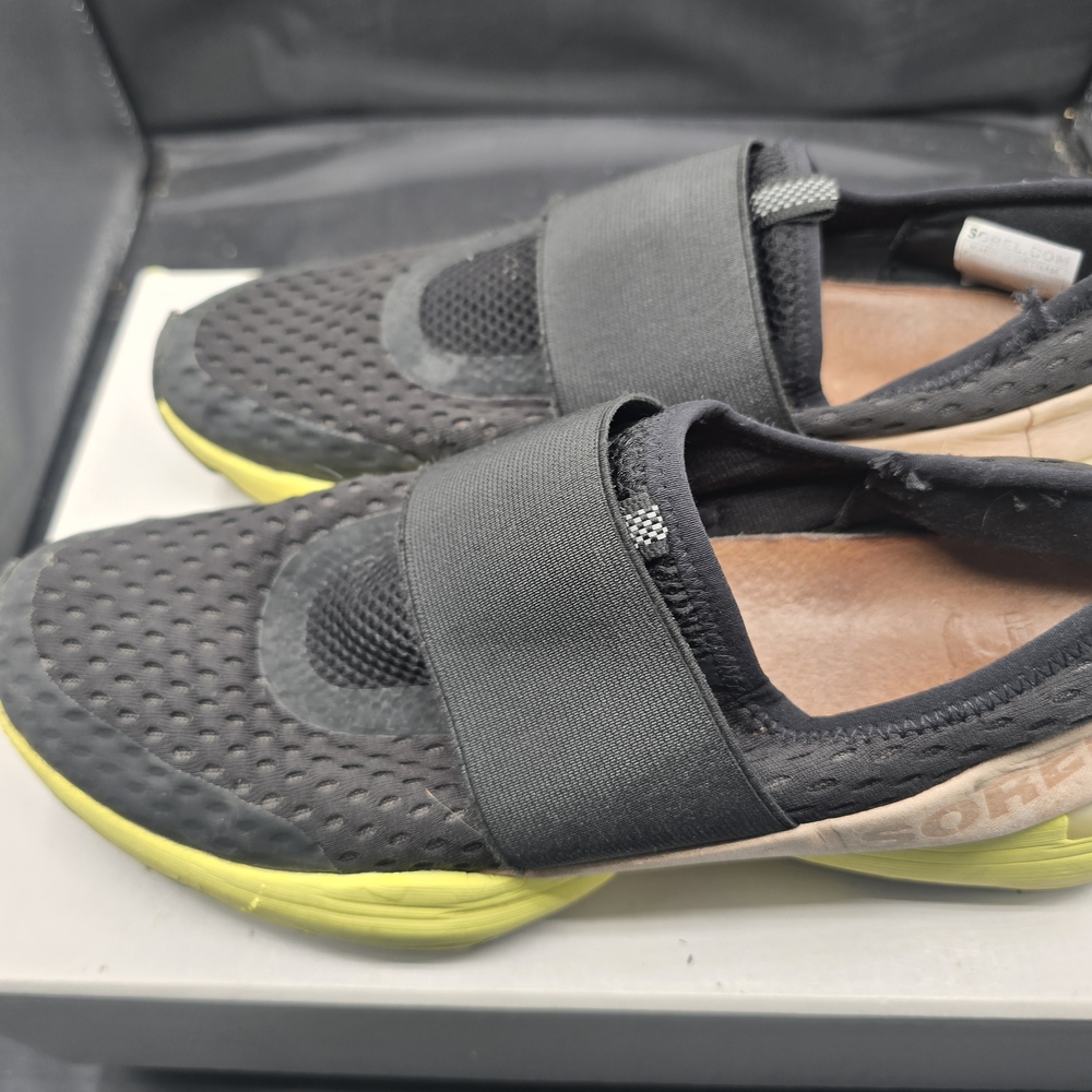 Sorel Black‎ and Yellow Athletic Shoes